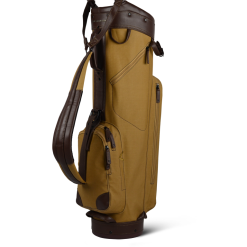 Sun Mountain Golf Canvas & Leather Cart Bag -CLUBS Sales shop 190740CanvasLeatherCartClay Brown