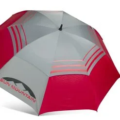 Sun Mountain Golf 68" Manual Umbrella -CLUBS Sales shop 190902 Umbrella Gray Red scaled