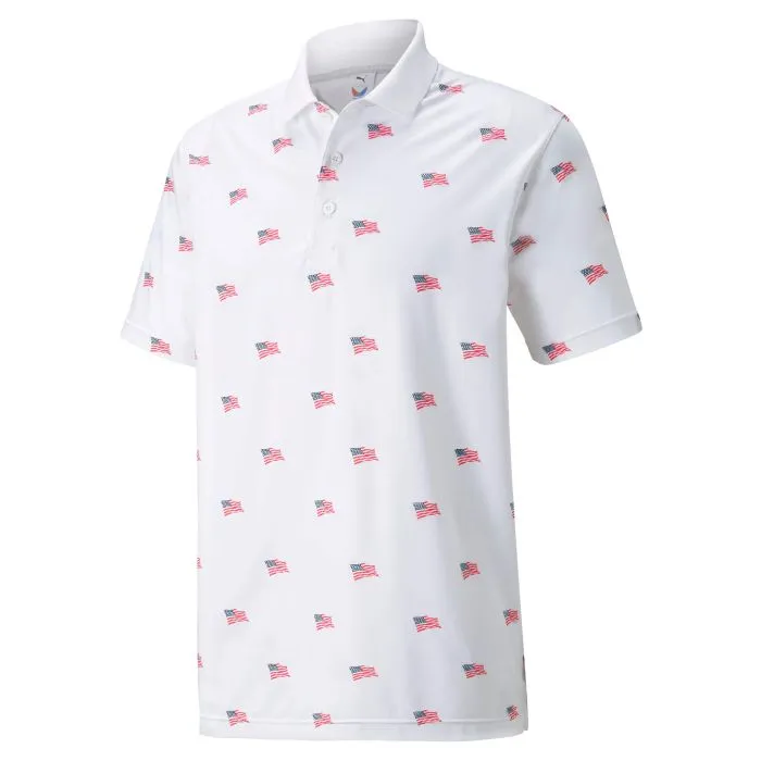 Cobra Golf Puma Men's Volition Flags Golf Polo 2 Cobra Golf Puma Men's Volition Flags Golf Polo - Image 2