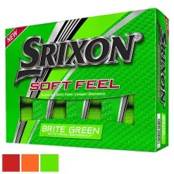 Cleveland Golf Srixon Soft Feel Brite Matte Color Golf Balls -CLUBS Sales shop 2018SoftFeelBriteHero