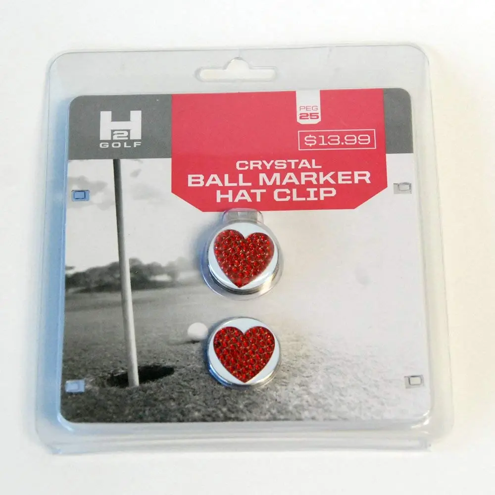 CaddiesShack H2 Golf #25 Crystal Ball Marker Hat Clip 2 CaddiesShack H2 Golf #25 Crystal Ball Marker Hat Clip - Image 2
