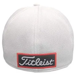 CaddiesShack Titleist Tour Sport Mesh Fitted Cap - White/Island Red -CLUBS Sales shop 51GFTOY9M8L