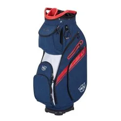 Wilson Staff EXO II Golf Cart Bags -CLUBS Sales shop 5537dd395b99fd6943e8a6ebf6b013c965e6801d WGB6650NA 0 WS EXO II CART NA RD WH