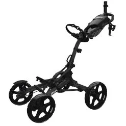 Proactive Clicgear Golf 4-Wheel Push Cart Model 8.0+ -CLUBS Sales shop 8.0 Black Unfolded