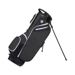 Wilson Staff "W" Carry Golf Bag -CLUBS Sales shop 9fdc4028e8b0a43fadb858bea0f3c5832da25fcd WGB3309BL W CARRY BLACK v2