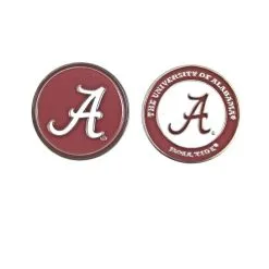 J&M NCAA Double Sided Collegiate Golf Ball Marker Coins 74 J&M NCAA Double Sided Collegiate Golf Ball Marker Coins -CLUBS Sales shop Alabama 1