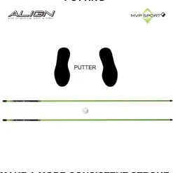 Proactive MVP Sport Golf Alignment Sticks 2-Pack -CLUBS Sales shop AlignmentRods Red 11