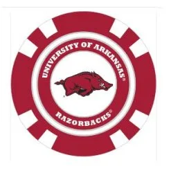 Team Golf NCAA Magnetic Poker Chip Ball Markers -CLUBS Sales shop Arkansas1