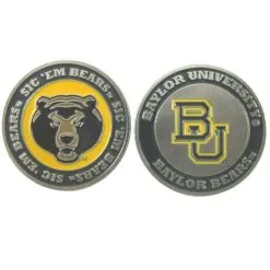 J&M NCAA Double Sided Collegiate Golf Ball Marker Coins 143 J&M NCAA Double Sided Collegiate Golf Ball Marker Coins -CLUBS Sales shop Baylor