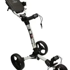 TGIB Axglo Golf TriLite 3 Wheel Push Cart -CLUBS Sales shop BlackWhite