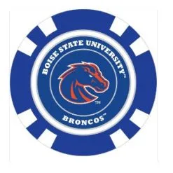 Team Golf NCAA Magnetic Poker Chip Ball Markers -CLUBS Sales shop BoiseState1