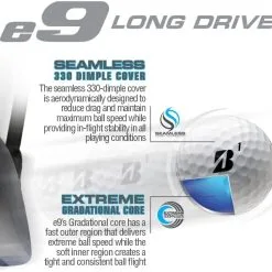 Bridgestone E9 Long Drive Golf Balls -CLUBS Sales shop Bridgestonee9LongDrive 3