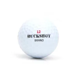 Hireko BUCKSHOT BRAND GOLF BALLS - 12 Golf Balls In Package -CLUBS Sales shop Buckshot Camo Golf Golf Balls 3