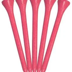 CaddiesShack Pride Sports Wood Golf Tees 2.75 X 100 Count -CLUBS Sales shop Classic Wood Tee 2.75 100 count Citrus Pink