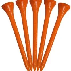 CaddiesShack Pride Sports Wood Golf Tees 2.75 X 100 Count -CLUBS Sales shop Classic Wood Tee 2.75 100 count Orange
