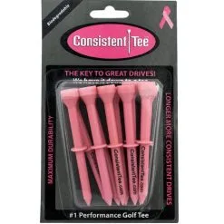 CaddiesShack Consistent Tee Golf Tees 10 Pack - 3.25" -CLUBS Sales shop Consistent Tee Pink Color