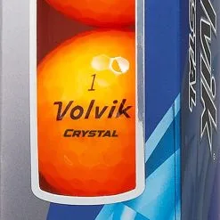 Volvik Crystal Focus Colored Golf Balls 13 Volvik Crystal Focus Colored Golf Balls -CLUBS Sales shop CrystalFocus2022 OrangeSleeve
