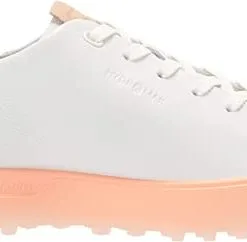 ECCO Golf ECCO Ladies Golf Tray Golf Shoes -CLUBS Sales shop EccoLadiesTray WhitePeach5