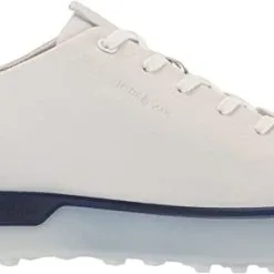 ECCO Golf Ecco Men's Tray Golf Shoes -CLUBS Sales shop EccoTray WhiteBlueDepths5