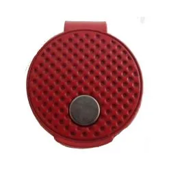 J&M Evergolf Round Magnetic Ball Marker Hat Clip -CLUBS Sales shop EverGolf Round Cap Clip Red