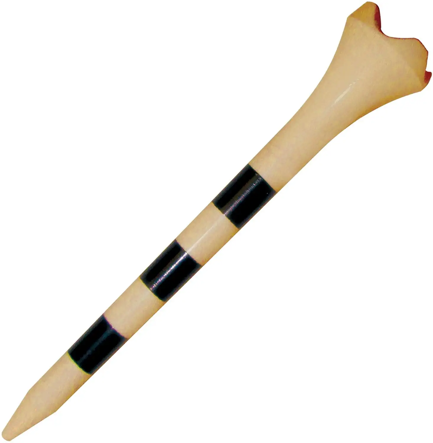 J And M Pride Sports Plastic Evolution Natural Striped Golf Tees 2 J And M Pride Sports Plastic Evolution Natural Striped Golf Tees - Image 2