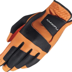 Golf Works Maxfli Universal Fit Color Golf Gloves -CLUBS Sales shop Fit Glove Orange 1