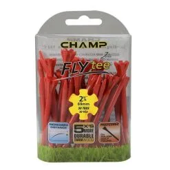 CaddiesShack Champ Fly Tees 2.75" Plastic Golf Tees -CLUBS Sales shop Flytee 2.75 red