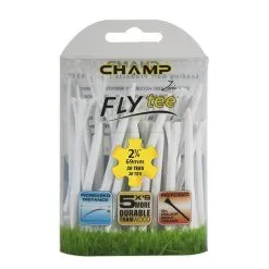 CaddiesShack Champ Fly Tees 2.75" Plastic Golf Tees -CLUBS Sales shop Flytee 2.75 white