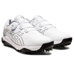 Asics Gel-Course Duo BOA Spiked Golf Shoes -CLUBS Sales shop GelCourseDuoBOASpiked WhiteBlack1