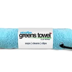 Golf Max Clip Wipes Microfiber Golf Greens Towel -CLUBS Sales shop Greens Towels Caibbean Blue