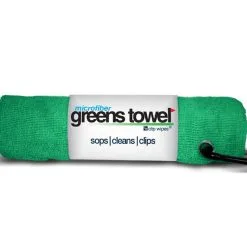 Golf Max Clip Wipes Microfiber Golf Greens Towel -CLUBS Sales shop Greens Towels Shamrock Green