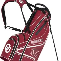 Team Golf NCAA Collegiate The Gridiron III Team Effort Stand Bag -CLUBS Sales shop Gridiron III Stand Bag Oklahoma Sooners