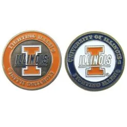 J&M NCAA Double Sided Collegiate Golf Ball Marker Coins 100 J&M NCAA Double Sided Collegiate Golf Ball Marker Coins -CLUBS Sales shop Illinois 4b53f509 5fd5 42de 9281 7c6a4a86dcd5