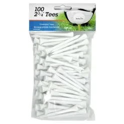 Hireko Intech 2 3/4-Inch Golf Tees 100-Pack -CLUBS Sales shop IntechGolfTees 100 White