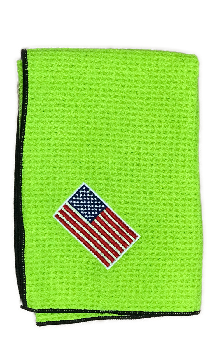 Joseph Elliott USA Embroidered Flag 18" X 18" Micro Fiber Towels 3 Joseph Elliott USA Embroidered Flag 18" X 18" Micro Fiber Towels - Image 3
