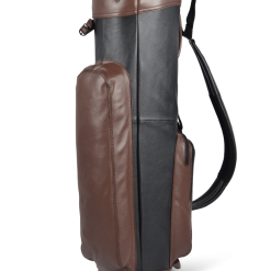 Sun Mountain Golf Leather Cart Bag -CLUBS Sales shop LeatherCartBlack BrownAltShot1