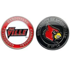 J&M NCAA Double Sided Collegiate Golf Ball Marker Coins 95 J&M NCAA Double Sided Collegiate Golf Ball Marker Coins -CLUBS Sales shop Lousville