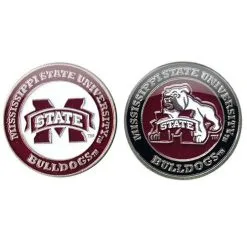 J&M NCAA Double Sided Collegiate Golf Ball Marker Coins 119 J&M NCAA Double Sided Collegiate Golf Ball Marker Coins -CLUBS Sales shop MISSISSIPPIsTATE