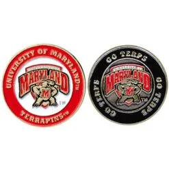 J&M NCAA Double Sided Collegiate Golf Ball Marker Coins 114 J&M NCAA Double Sided Collegiate Golf Ball Marker Coins -CLUBS Sales shop Maryland