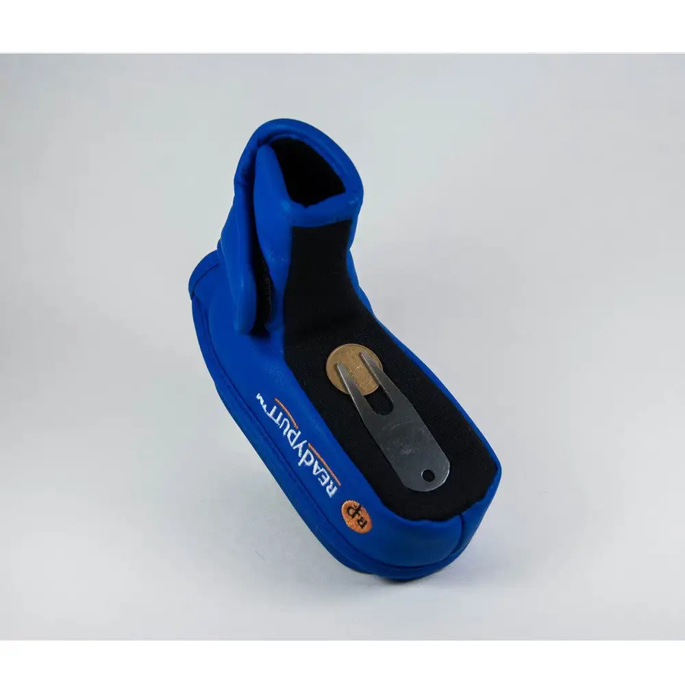 ReadyPutt Blade Mid-Mallet Putter Head Cover With Ball Cleaner - Royal Blue 2 ReadyPutt Blade Mid-Mallet Putter Head Cover With Ball Cleaner - Royal Blue - Image 2