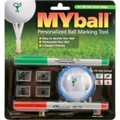 CaddiesShack MyBall Personalized Ball Marking Tool -CLUBS Sales shop MyBall Marking Tool 19th Hole