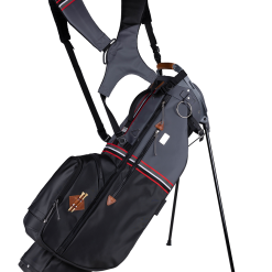 Sun Mountain 2023 Sonnenalp Mid-Stripe Dual Strap Stand Bag -CLUBS Sales shop N230129 black gunmetal red