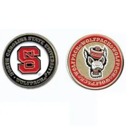 J&M NCAA Double Sided Collegiate Golf Ball Marker Coins 121 J&M NCAA Double Sided Collegiate Golf Ball Marker Coins -CLUBS Sales shop NC State
