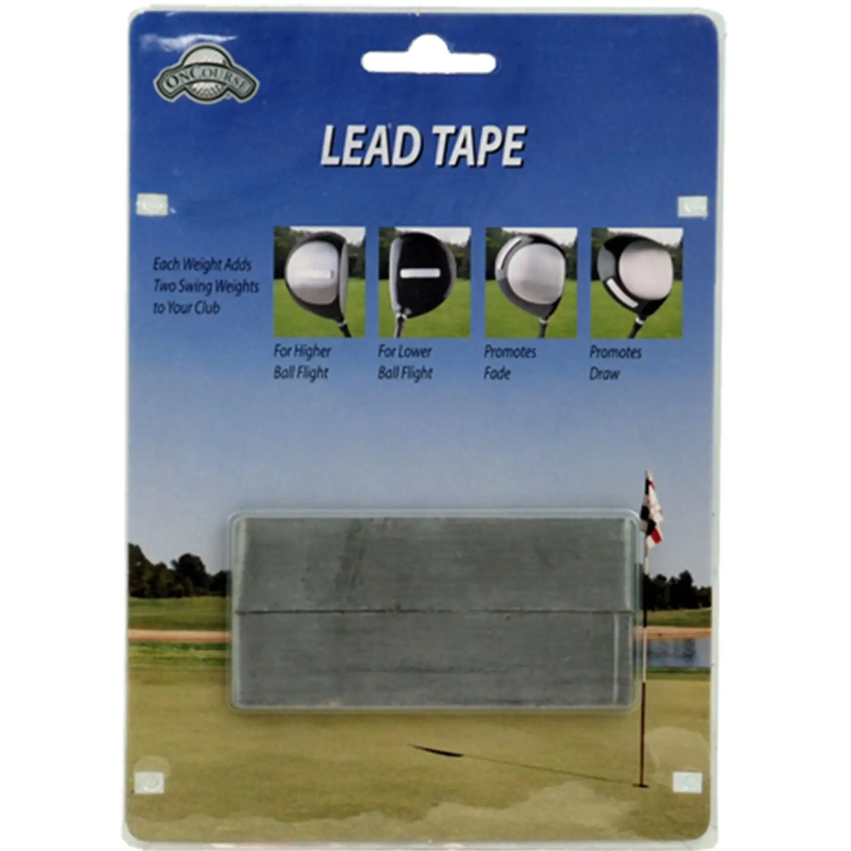 J&M OnCourse Lead Tape 1.5 Gram Strips - 14 Pack 1 J&M OnCourse Lead Tape 1.5 Gram Strips - 14 Pack