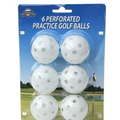 J&M OnCourse Golf Perforated Practice Golf Balls -CLUBS Sales shop OnCourse Perferated Golf Balls 13011