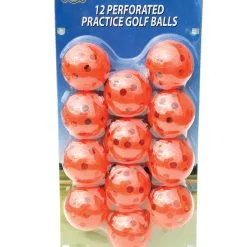 J&M OnCourse Golf Perforated Practice Golf Balls -CLUBS Sales shop OnCourse Perferated Golf Balls 13061
