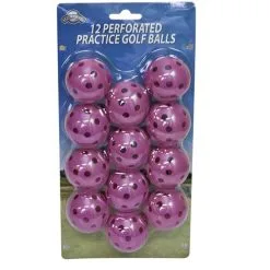 J&M OnCourse Golf Perforated Practice Golf Balls -CLUBS Sales shop OnCourse Perferated Golf Balls 13071