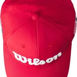 Wilson Performance Mesh Hat -CLUBS Sales shop PerformanceMesh 2023 Red 3