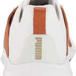 Cobra Golf Puma Ignite Fasten8 Crafted Laced Golf Shoes -CLUBS Sales shop PumaFasten8Crafted WhiteLeatherBrown2