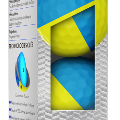 Cleveland Golf Srixon Q-Star Tour Divide Golf Balls - Dozen -CLUBS Sales shop Q StarDivideBlueYellowSleeve